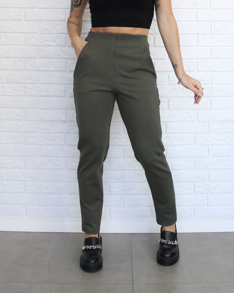 Calça Ami Roma Verde Militar