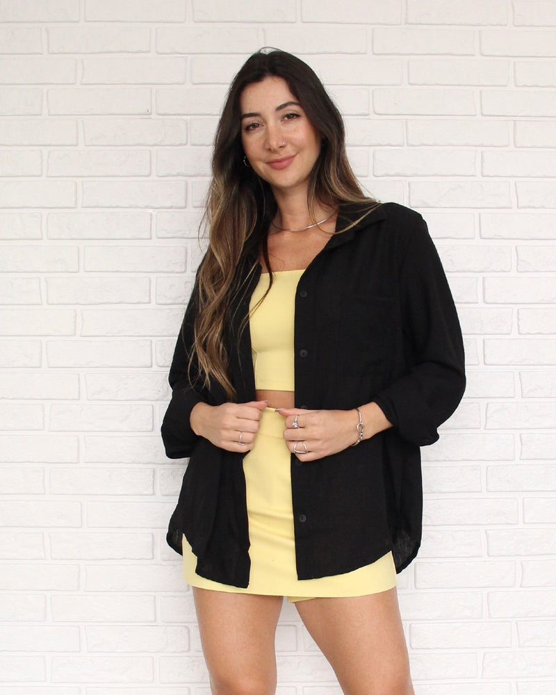 Camisa Oversized Preta