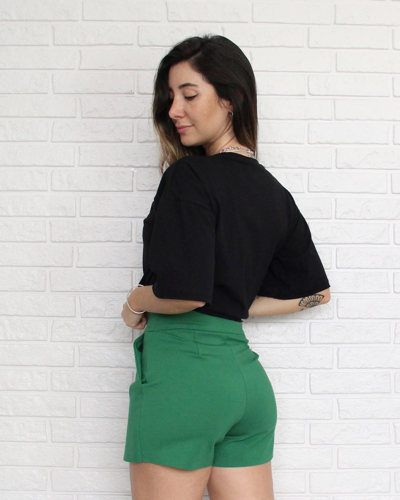 Short Saia Queens Verde Bandeira