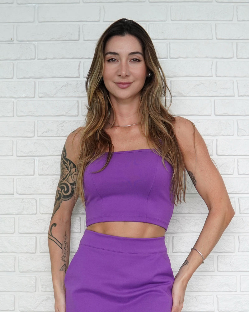 Top Ami Roma Roxo Amora