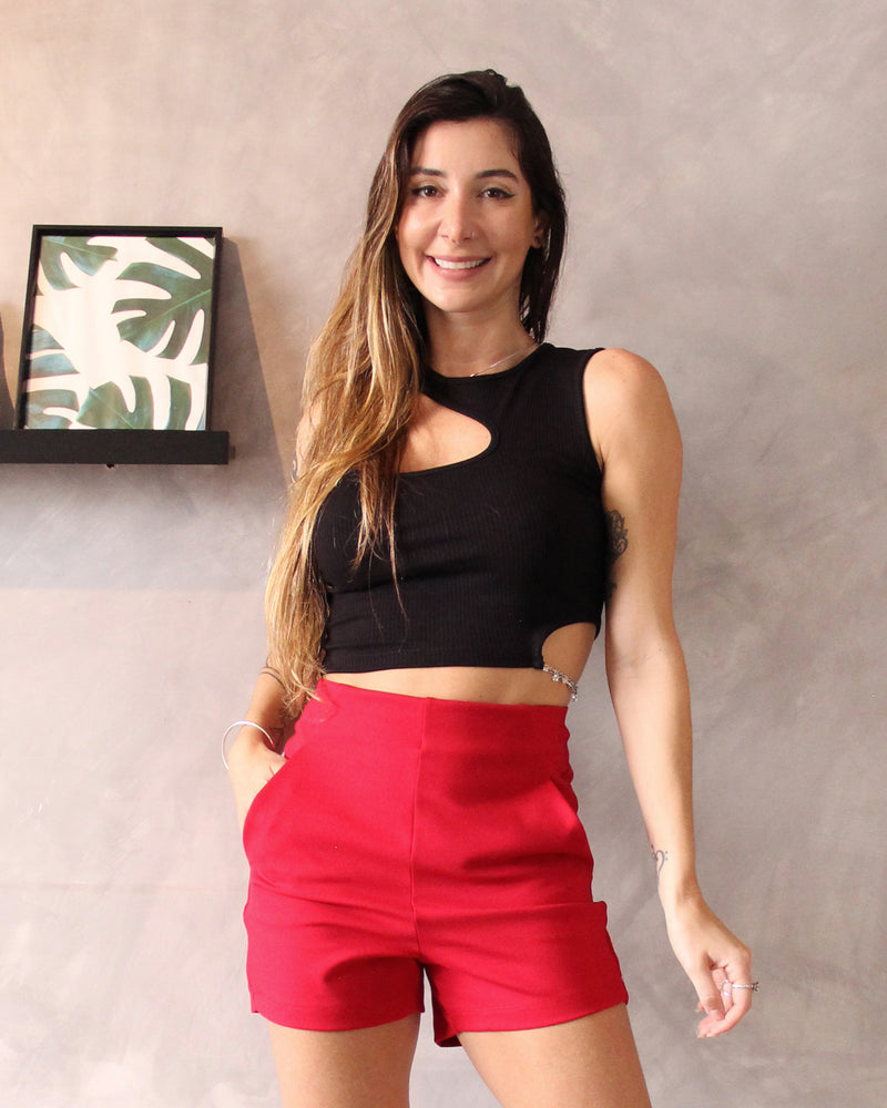 Short Ami Roma Vermelho