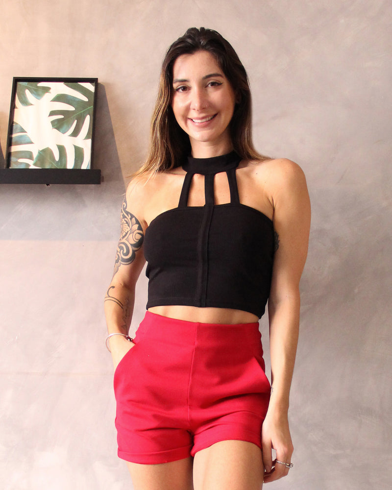 Short Ami Roma Vermelho